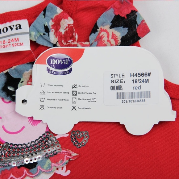 peppa pig baby girl princess summer party dress - Picture 2 of 5